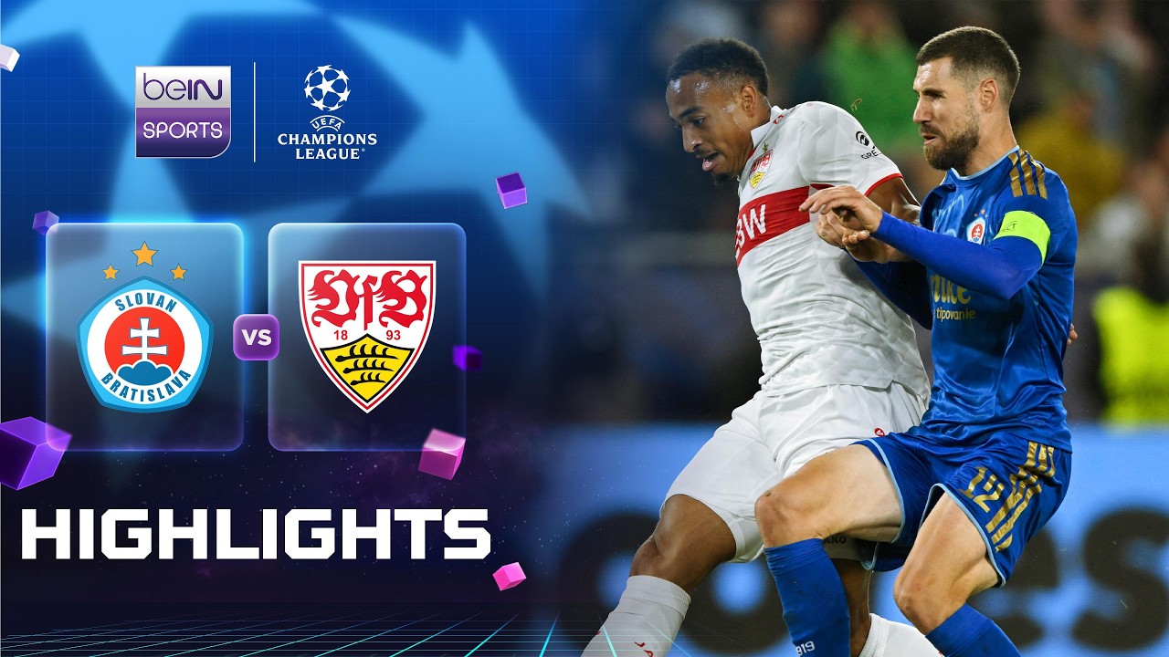 Highlights:UEFA Champions League Slovan Bratislava 0-3 VfB Stuttgart - Nowgoal