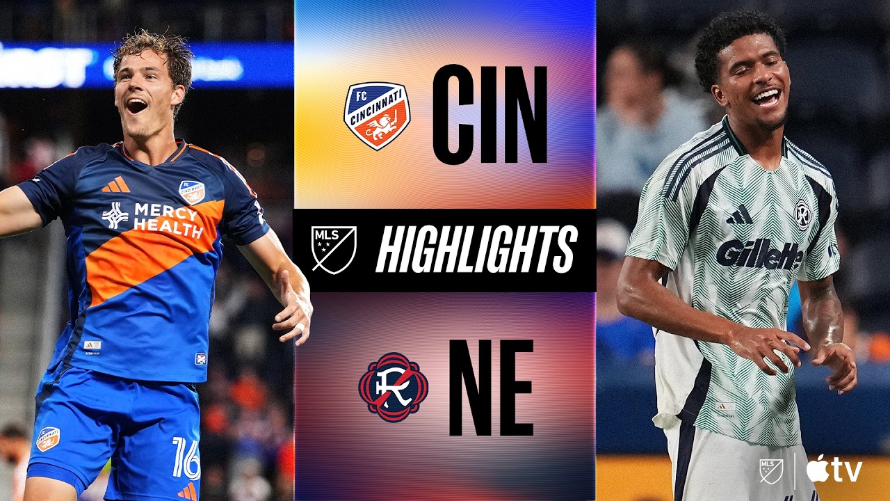 USA Major League Soccer FC Cincinnati 2-3 New England Revolution Highlights,Hot Video - Goaloo