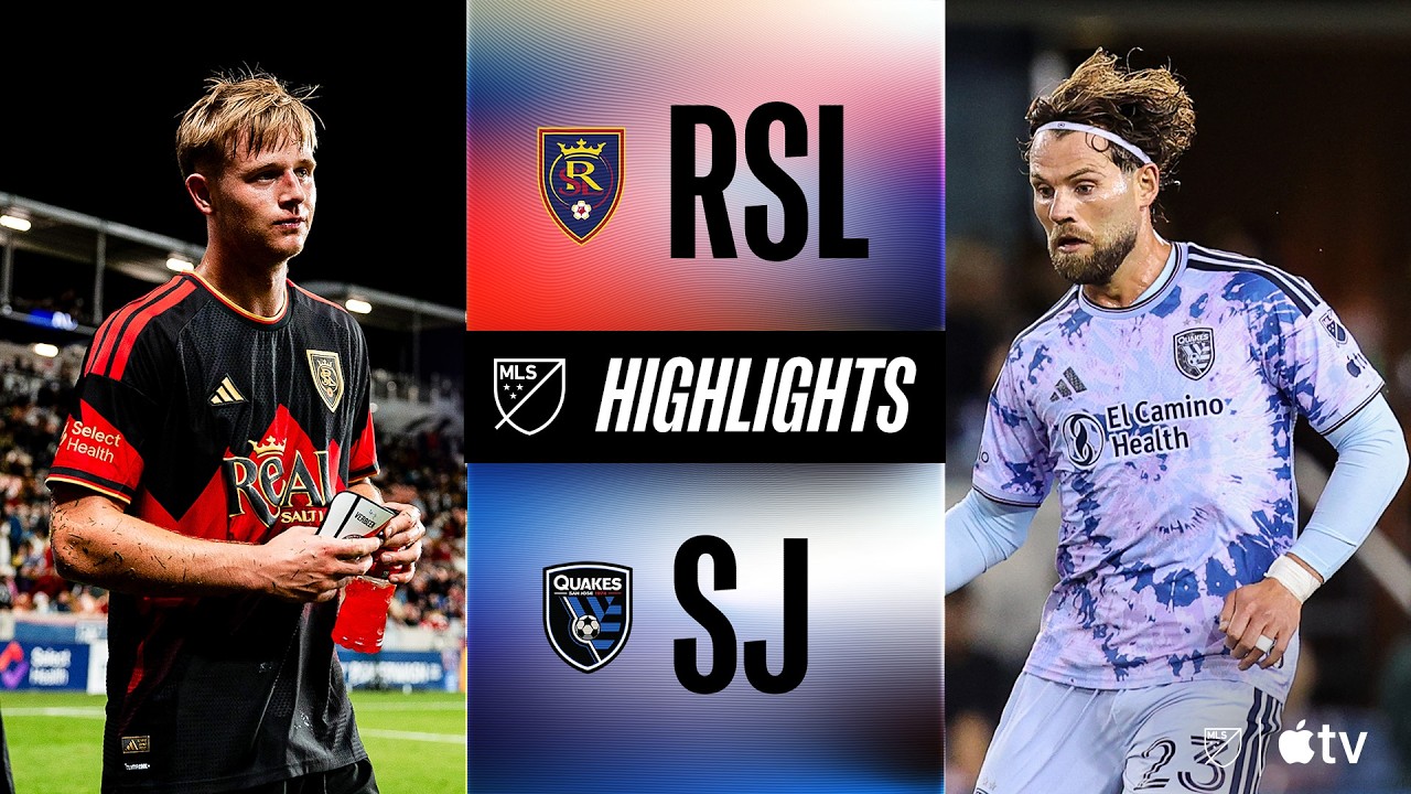 USA Major League Soccer Real Salt Lake 1-1 San Jose Earthquakes Highlights,Hot Video - Goaloo