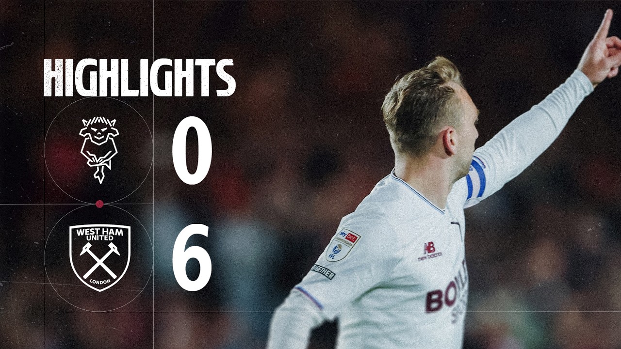 Highlights:England Championship Lincoln City 0-6 West Ham United - Nowgoal