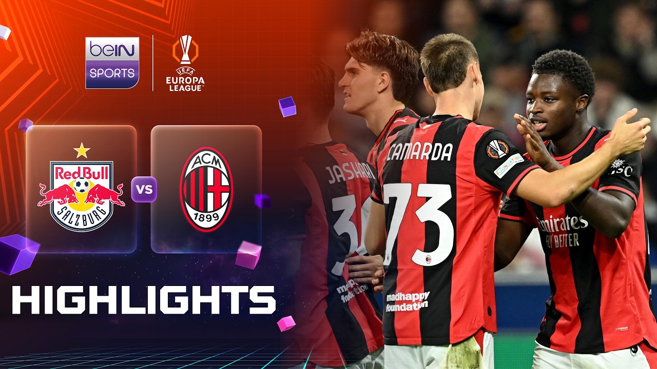 UEFA Europa League Red Bull Salzburg 0-4 AC Milan Highlights,Hot Video - Goaloo