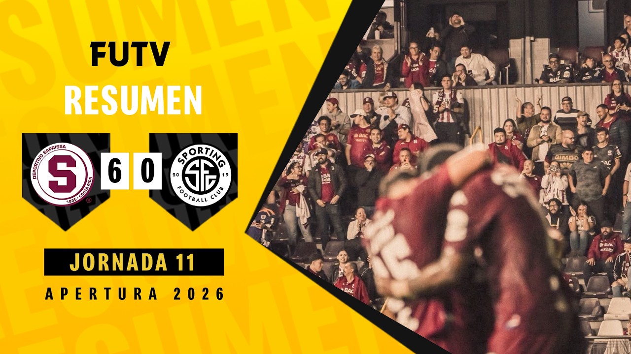 Match Highlights: Deportivo Saprissa 6-0 Sporting San Jose VĐQG Costa Rica