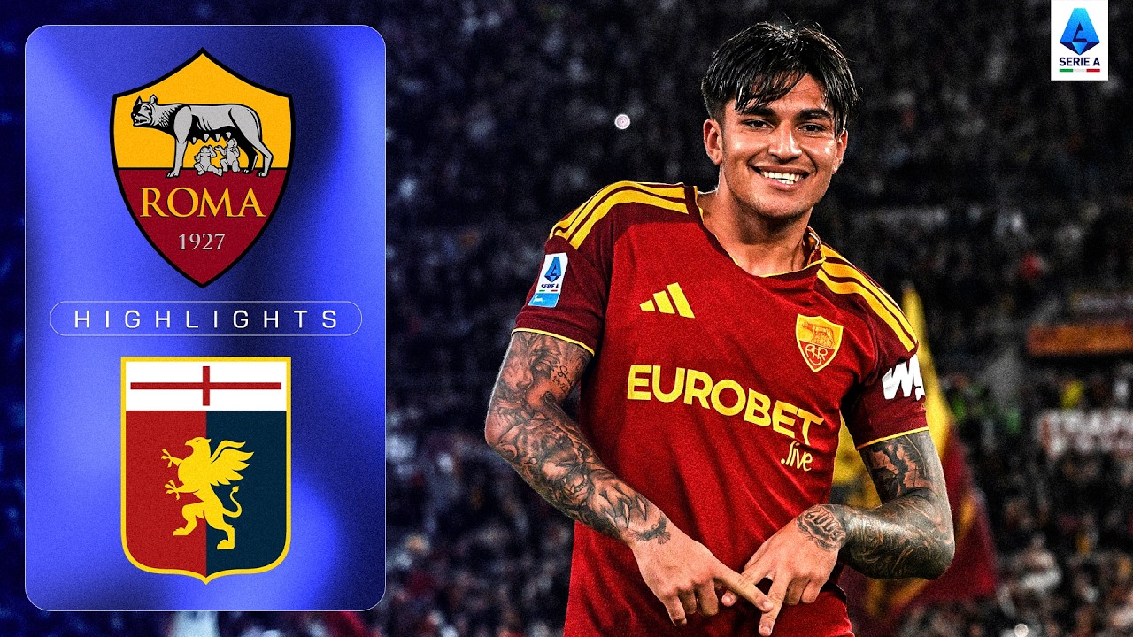 Italy Serie A AS Roma 2-0 Genoa Highlights,Hot Video - Goaloo