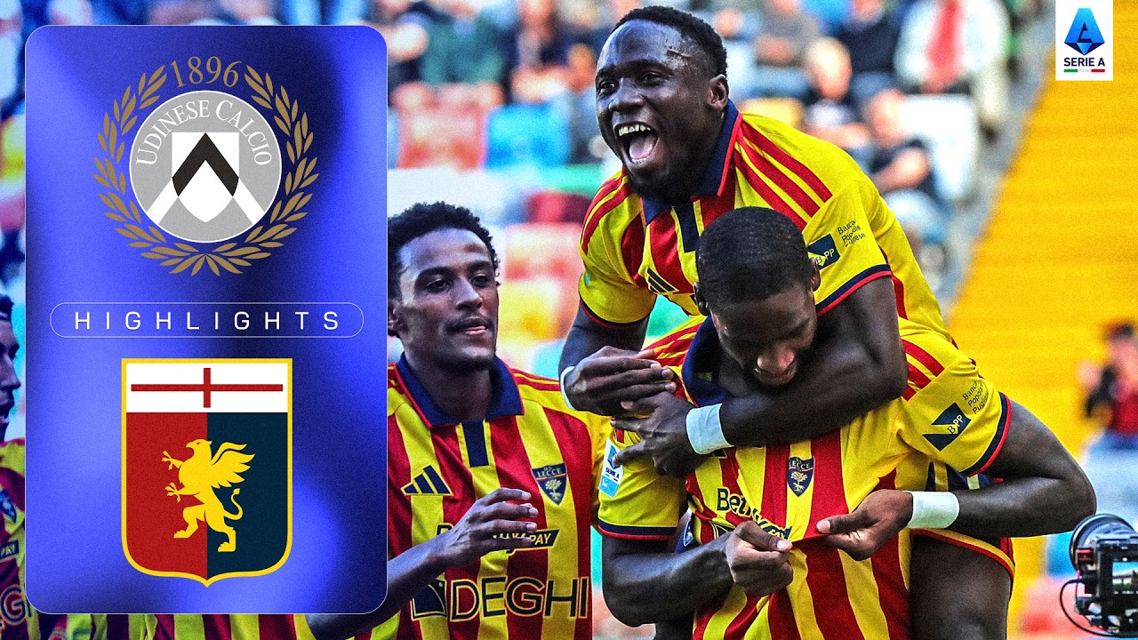 Italy Serie A Udinese 0-3 Lecce Highlights,Hot Video - Goaloo