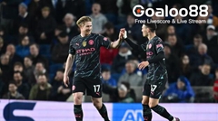 Brighton 0-4 Manchester City: Phil Foden and Kevin De Bruyne star as Man City hammer Brighton and move into second