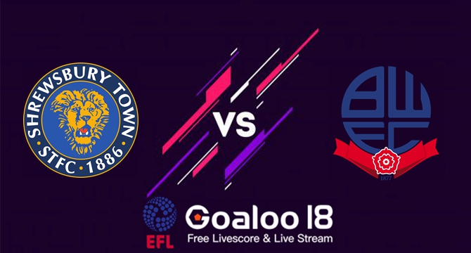 Shrewsbury Town VS Bolton Wanderers Prediction England League 1