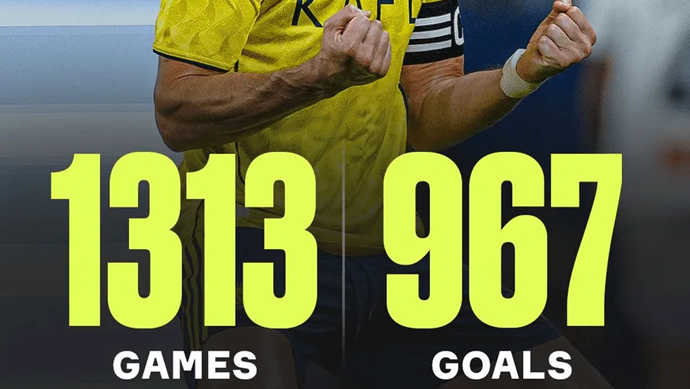 Just 33 Goals Shy of 1,000! Ronaldo Scores Brace, Reaches 967 Goals in 1,313 Career Matches