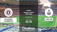 Goals Expected as Klagenfurt Host Dominant LASK