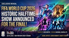 Historical First: FIFA Announces Star-Studded World Cup Final Halftime Show