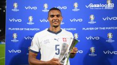 Akanji Anchors Swiss Defense, Named Player of the Match in EURO 2024 Draw