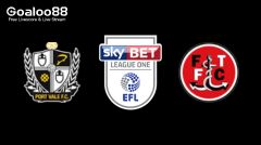 Port Vale VS Fleetwood Town Prediction England League 1