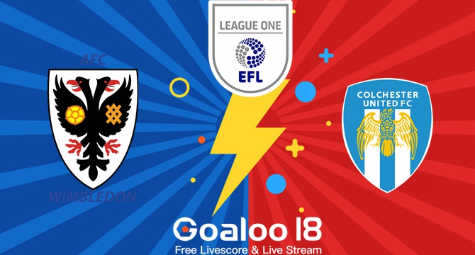 AFC Wimbledon VS Colchester United Prediction England League 2