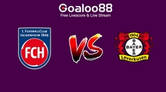 Heidenheimer VS Bayer Leverkusen Prediction German Bundesliga
