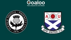Partick Thistle vs Ayr United Prediction 7 May 2025
