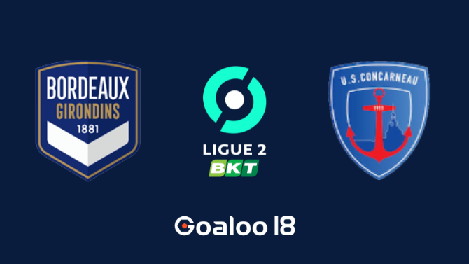 Bordeaux VS Concarneau Prediction France Ligue 2