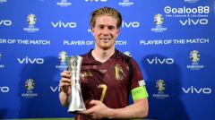 De Bruyne Dictates as Belgium Down Romania: Midfield Maestro Takes Home Player of the Match Award
