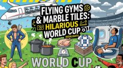 Flying Gyms and Marble Tiles: Hilarious Off-Pitch Highlights of the World Cup
