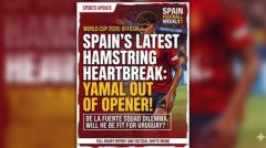 Lamine Yamal Set to Miss Spain’s World Cup Opener After Hamstring Blow