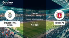 K League 1 Preview: Jeju Seek Upset Against Daejeon