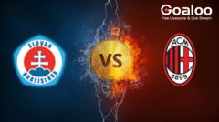 UEFA Champions League---Slovan Bratislava VS AC Milan