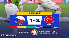 CZECHIA 1-2 TURKEY: HAKAN CALHANOGLU AND CENK TOSUN CONFIRM LAST 16 PLACE IN FIERY CLASH AS 10-MAN CZECHS HEAD HOME