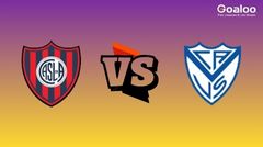 San Lorenzo will host Vélez Sársfield at Estadio Pedro Bidegaín in a Liga Profesional match