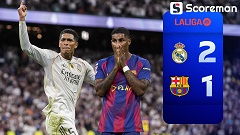 레알 마드리드, 엘클라시코 4연패만에 FC바르셀로나에 2-1 승리... 벨링엄 1골 1도움