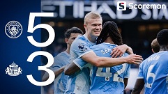 홀란드, EPL 25개 구단 상대 득점포...맨시티, 선덜랜드 5-3 제압→ 개막 5연승