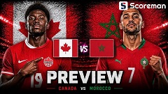 7월5일 월드컵 16강전 - 캐나다 VS 모로코 해외축구 분석 프리뷰