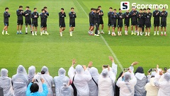손흥민도 합류 홍명보호, 팬들 앞에서 완전체 훈련
