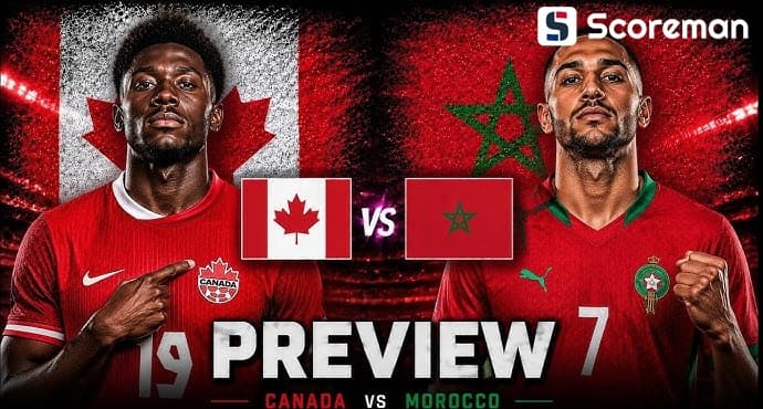 7월5일 월드컵 16강전 - 캐나다 VS 모로코 해외축구 분석 프리뷰