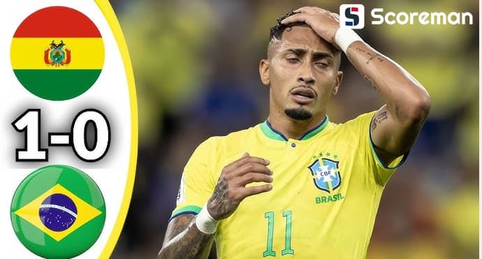 볼리비아, 브라질 1-0 꺾고 월드컵 남미예선 7위…대륙간 PO 진출