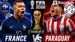 7월5일 월드컵 16강전 - 파라과이 VS 프랑스 해외축구 분석 프리뷰