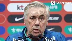 안첼로티 브라질 감독 "손흥민 경계해야…한국, 압박·역습 능한 팀"