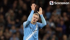 맨시티 팀내 득점 순위: 홀란드 18골로 단독 선두, 나머지 선수들 합계 15골