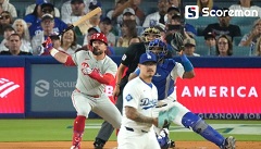 LA 다저스, 연장 끝에 필라델피아에 1점차 석패…김혜성 결장