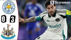 레스터 시티, 뉴캐슬에 0-3으로 완패...8연패 수령
