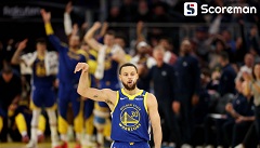 스테판 커리, 24점 폭발에 3점슛 5개 적중... 'NBA 첫3점슛 4000개' 2개 남았다