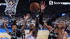 NBA 오클라호마시티, 서부 결승 5차전 승리…2년 연속 파이널 진출까지 1승