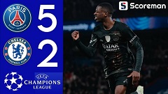PSG, UCL 16강 1차전서 첼시에 5-2 승리…이강인 교체출전