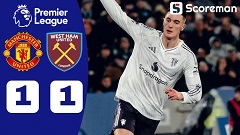 ‘셰슈코 극장 동점골’ 맨유, 웨스트햄과 1-1 무승부...9G 연속 무패 행진