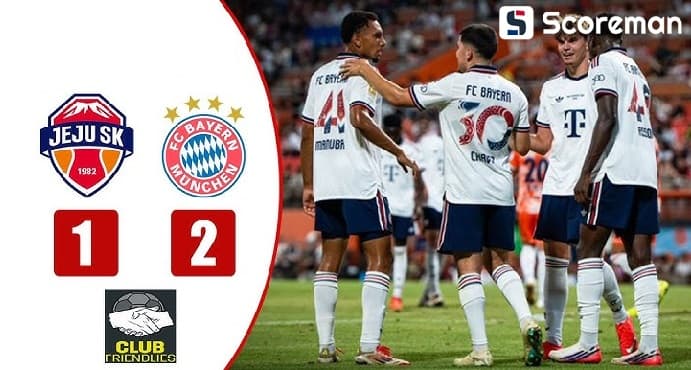 김민재 주장 출전 뮌헨, 제주에 2-1 승리