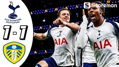 토트넘, 리즈와 1-1 무승부…2부 강등 확률 18.7%