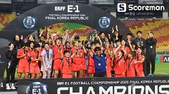 한국 여자 축구, 대만 물리치고 20년 만에 동아시안컵 우승