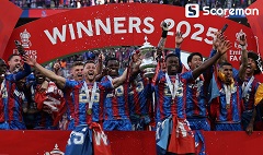 크리스탈 팰리스, 맨시티 1-0 제압... 창단 120년 만에 FA컵 우승