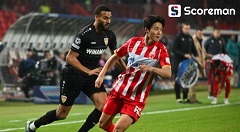 즈베즈다, UCL 예선 첫 경기서 1-0 승리...설영우 퇴장 당했다