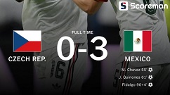 멕시코, 체코에 3-0 승→조별 리그 3전 전승으로 32강행