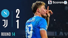 나폴리, 유벤투스에 2-1 승리... 호일룬 멀티골 폭발→POTM 선정