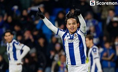 레알 소시에다드, 비야레알에 1-0 승리...구보 ''두 달 만에 득점''