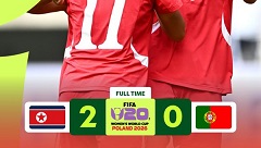 디펜딩 챔피언 북한, U-20 여자월드컵 첫 경기서 포르투갈 2-0 격파